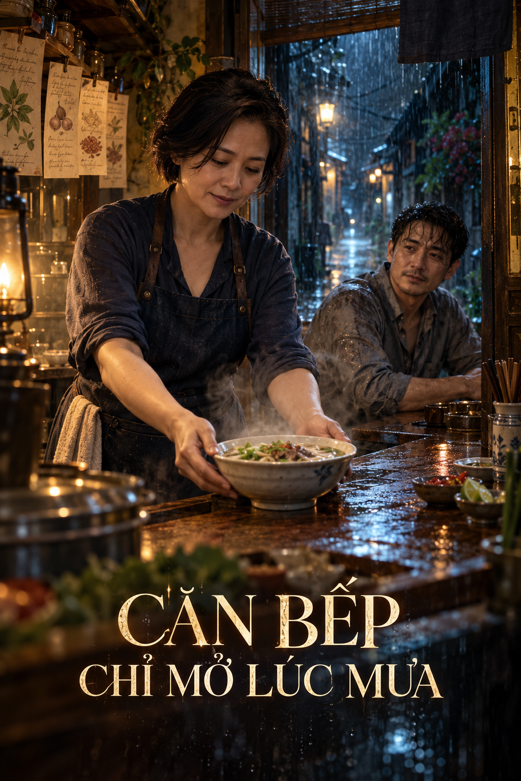 Poster Căn Bếp Chỉ Mở Lúc Mưa