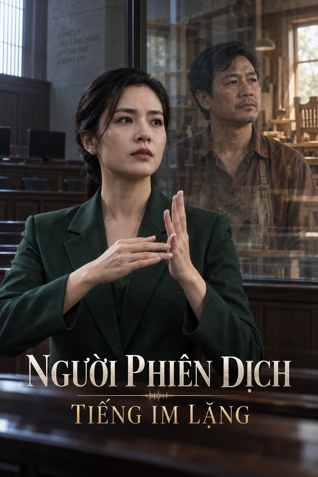 Ảnh bìa kịch bản phim ngắn AI Người Phiên Dịch Tiếng Im Lặng